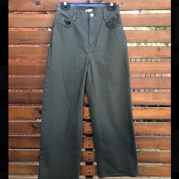 Wilfred wide leg khaki pants π